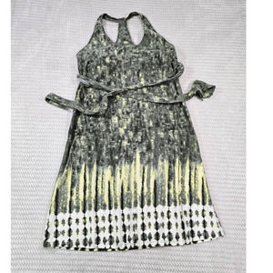 Patagonia Dress Womens Medium Built In Top Tie Belt Tye Dye Sleeveless